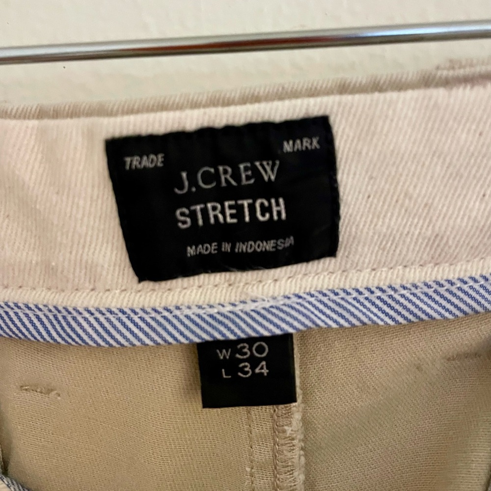 J. Crew Men's Khaki Chinos Size W30 L34 (EUC) - Picture 4 of 5